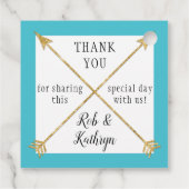 シップシップフーレイ マルガリータ アローズ ブルー ブライダル シャワー フェイバータグ (裏面)