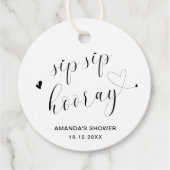 シップシップフーレー シンプルハート ブライダルシャワー フェイバータグ (正面)