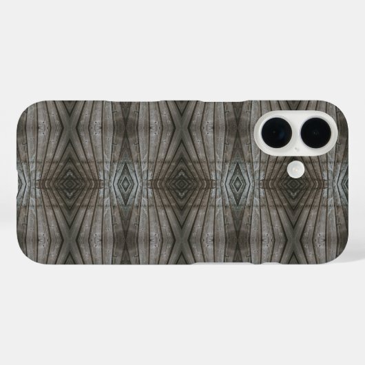 シップラップ ウッド プランズの遠近法 南西のパターン Case-Mate iPhoneケース (裏面 (横))