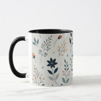 シップ・イン・ブルーム：葉の花のコーヒーマグ マグカップ
