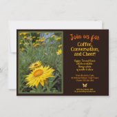 シップ スマイル アンド セレブレート コーヒー モーニング イン ザ ガーデン 招待状 (裏面)