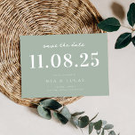 シッミニマルク結婚の日付写真なし日付を保存 セーブザデート<br><div class="desc">このシックなミニマルデザイン結婚式をパーソナライズすべての詳細で日付を保存。</div>