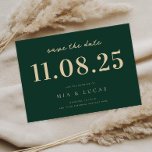 シッミニマルク結婚の日付写真なし日付を保存 セーブザデート<br><div class="desc">このシックなミニマルデザイン結婚式をパーソナライズすべての詳細で日付を保存。</div>