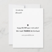 シッミニマルク:ブティックサンキューカード サンキューカード (裏面)