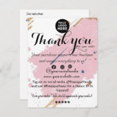 シッミニマルク:ブティックサンキューカード サンキューカード (正面/裏面)