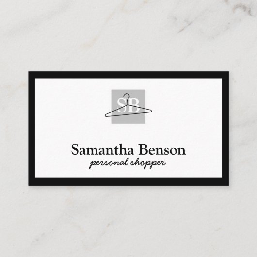 シッモダンクファッションスタイリストの個人購入者 名刺 (正面)