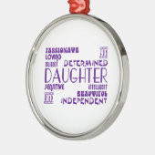 シッモダンクフェミニンと娘スタイリッシュたち メタルオーナメント (左)