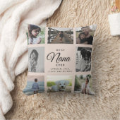 シッモダンク最高の・ナナ・エバー緑の写真コラージュ クッション (ブランケット)