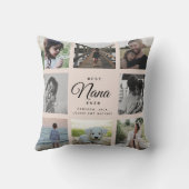 シッモダンク最高の・ナナ・エバー緑の写真コラージュ クッション (裏面)