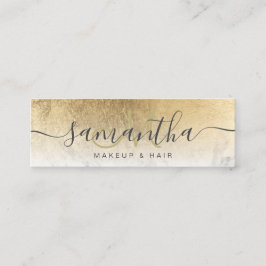 シッモダンク金ゴールドフォイグラデーションル大理石化粧 スキニー名刺