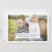 シッモダンク |両面のホリデーカード シーズンカード (裏面)