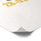 シッモノグラムのクモダン私たちは家族写真 ポスター (角)