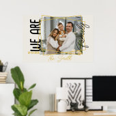 シッモノグラムのクモダン私たちは家族写真 ポスター (ホームオフィス)