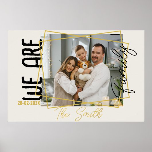 シッモノグラムのクモダン私たちは家族写真 ポスター (正面)