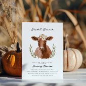 シッ素朴クカウファームハウスブライダルシャワー 招待状