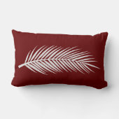 シッ素朴クモダン・ブルゴーニュの名前 ランバークッション (裏面)