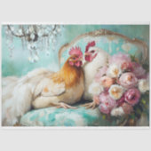 シッ素朴ク結婚・チキンズ・デコパージュ 薄葉紙 (正面)