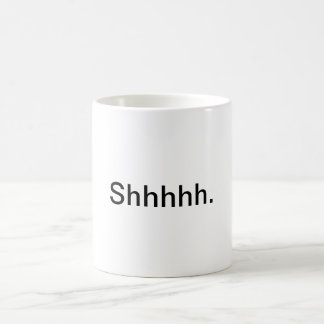 「シッ」とマグカップ コーヒーマグカップ