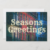 シティかわいらしスケープ季節のごあいさつホリデイ シーズンカード (正面)