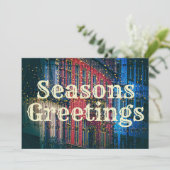 シティかわいらしスケープ季節のごあいさつホリデイ シーズンカード (スタンド正面)