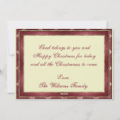 シティかわいらしスケープ季節のごあいさつホリデイ シーズンカード (裏面)