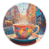 シティでコーヒーを セラミックノブ (正面)