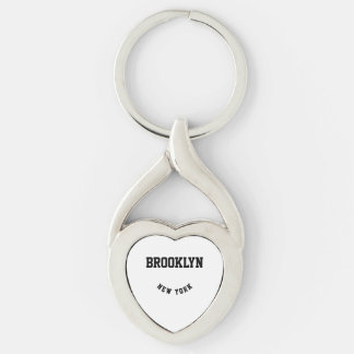 シティと州カスタムロケーションキーチェーン キーホルダー