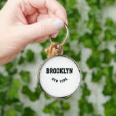 シティと州カスタムロケーションキーチェーン キーホルダー (手)