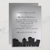 シティの夕べの食事会 招待状 (正面/裏面)