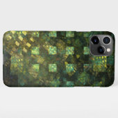 シティの照明抽象芸術アート光沢 iPhoneケース (裏面横)