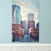 シティアットサンライズ キャンバスプリント (インサイチュ (ウッドフロア))