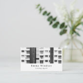 シティアパートメンツ、不動産仲介業者、エステートエージェント 名刺 (スタンド正面)