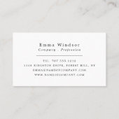 シティアパートメンツ、不動産仲介業者、エステートエージェント 名刺 (裏面)