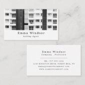 シティアパートメンツ、不動産仲介業者、エステートエージェント 名刺 (正面/裏面)