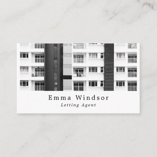 シティアパートメンツ、不動産仲介業者、エステートエージェント 名刺 (正面)