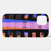 シティアパートメント建物アットナイトケースメイトiPhone Case-Mate iPhoneケース (裏面 (横))