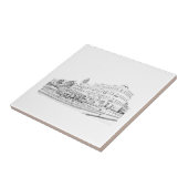 シティアーキテクチャ建物スケッチ タイル (側面)