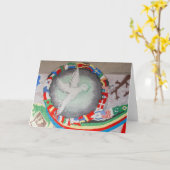 シティアーツロンドンピースウォールカード カード (黄色い花)