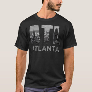 シティオブアトランタジョージアスカイラインシティスケープダウンタウン Tシャツ