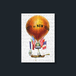 シティオブニューヨーク熱気球 キャンバスプリント<br><div class="desc">交通と旅行</div>
