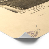 シティオブニューヨーク1886アンティークパノラママップ ポスター (角)