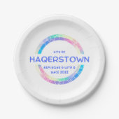 シティオブハガーズタウン紙プレート ペーパープレート (正面)