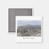 シティオブバルセロナスペインCityscape マグネット (正面/裏面)
