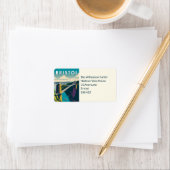 シティオブブリストルクリフトンサスペンションブリッジビュー ラベル (インサイチュ)