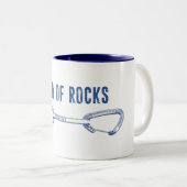 シティオブロックアイダホロック登山Quickdraw ツートーンマグカップ (正面右)