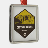 シティオブロックス州パークニューメキシコ メタルオーナメント (右)