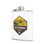 シティオブロックズ州パークニューメキシコ フラスク (左)