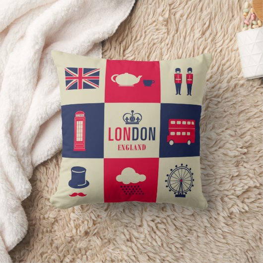シティオブロンドンキングダム統一されたイングランド クッション (ブランケット)