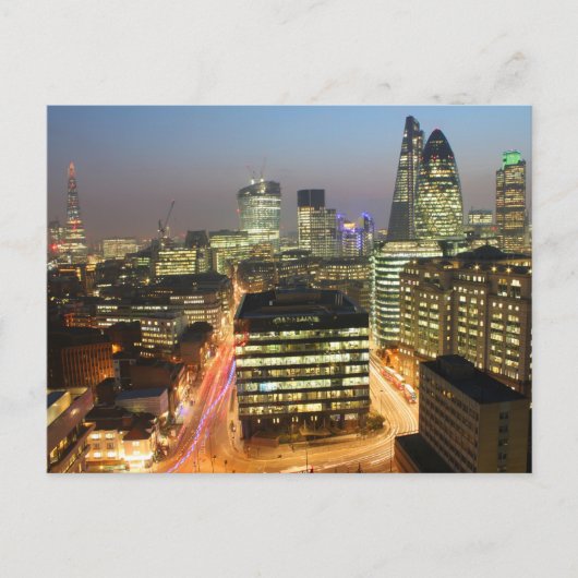 シティオブロンドンスカイラインアットサンセット ポストカード (正面)