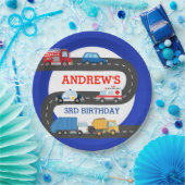 シティカーズの誕生日プレート ペーパープレート (パーティー)